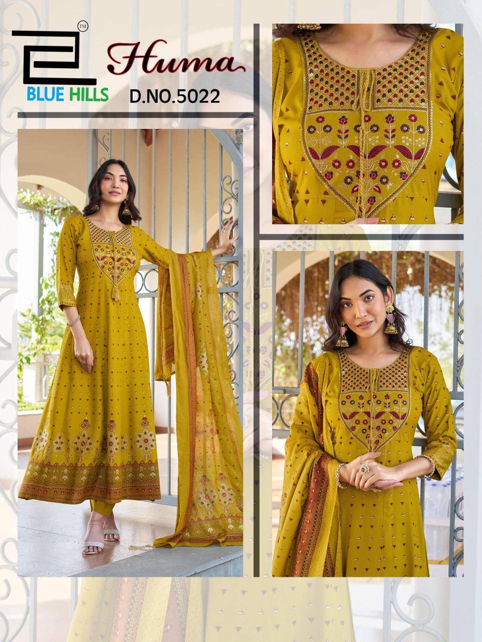 Blue hills huma Designer Kurti manufacturer